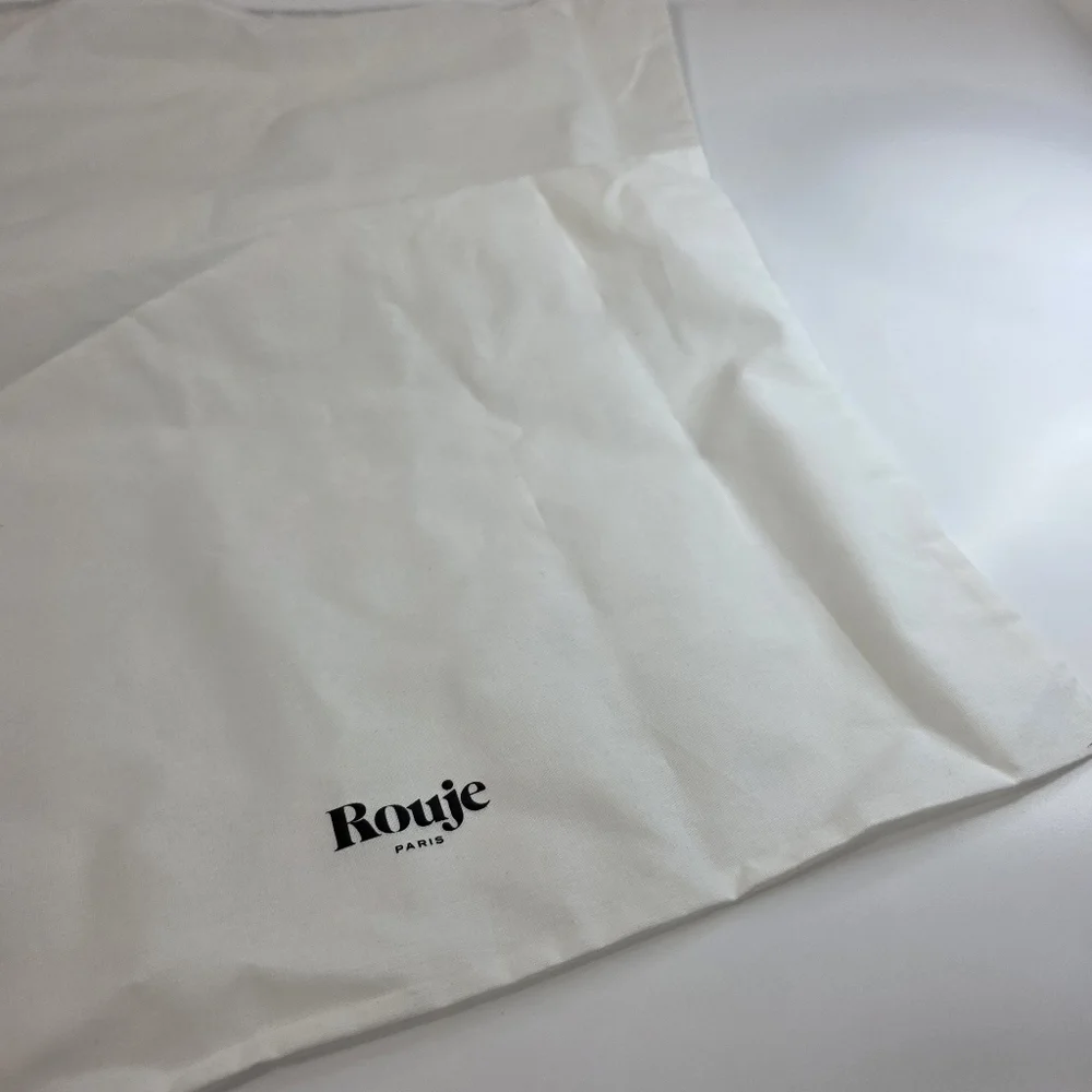 Rouje Paris Large Drawstring Dust Bag White 15